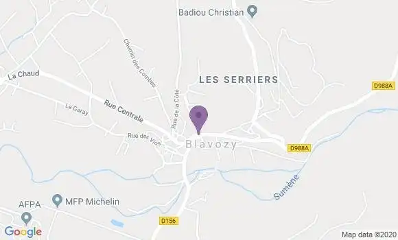 Localisation Blavozy Bp - 43700