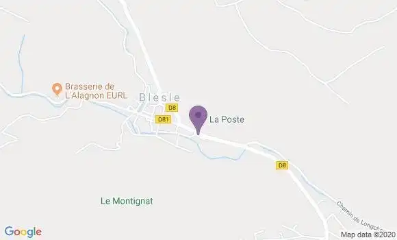 Localisation Blesle Bp - 43450
