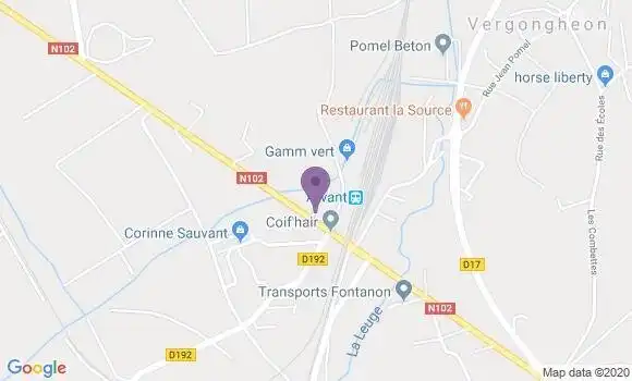 Localisation Arvant Bp - 43360