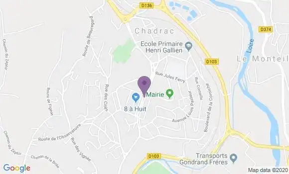 Localisation Chadrac Bp - 43770