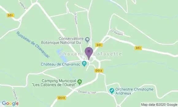 Localisation Chavaniac Lafayette Ap - 43230