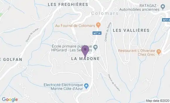 Localisation Colomars Bp - 06670