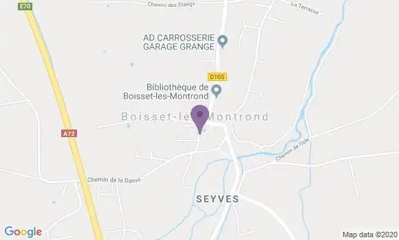 Localisation Fontannes Ap - 43100