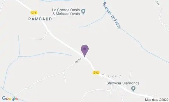 Localisation Grazac Ap - 43200