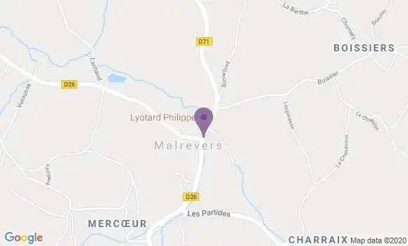Localisation Malrevers Ap - 43800