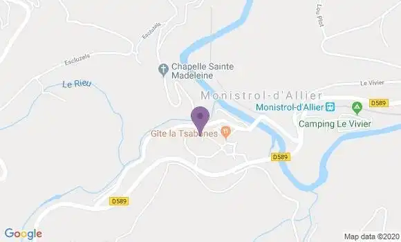 Localisation Monistrol d