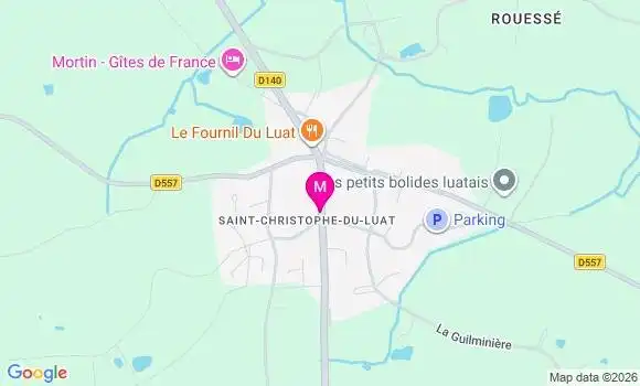Localisation Saint Christophe du Luat - 53150