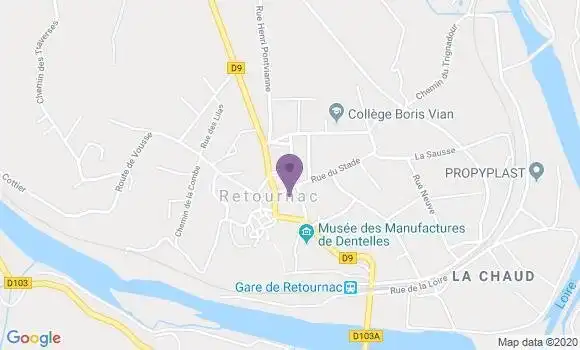 Localisation Retournac Bp - 43130
