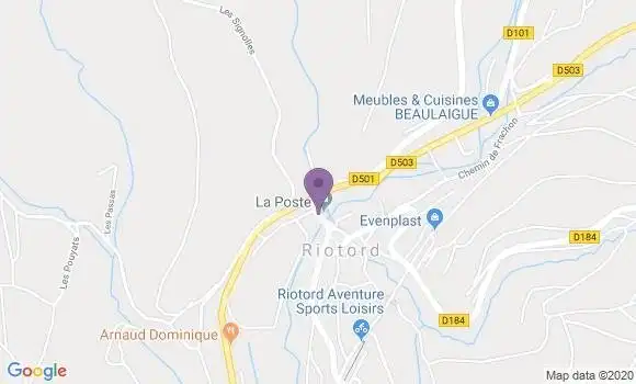 Localisation Riotord Bp - 43220