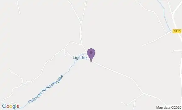 Localisation Mazeyrat d