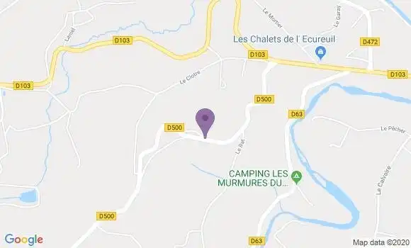 Localisation Saint Jeures Bp - 43200