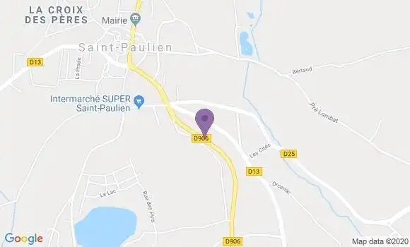 Localisation Saint Paulien - 43350