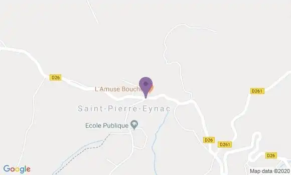 Localisation Saint Pierre Eynac Ap - 43260
