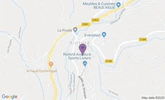 Localisation Saint Romain Lachalm Bp - 43620