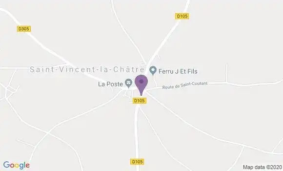 Localisation Saint Vincent Ap - 43800