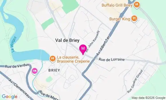 Localisation Briey - 54150