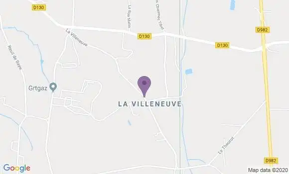 Localisation Villeneuve d