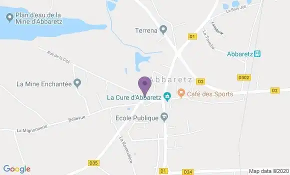 Localisation Abbaretz Bp - 44170