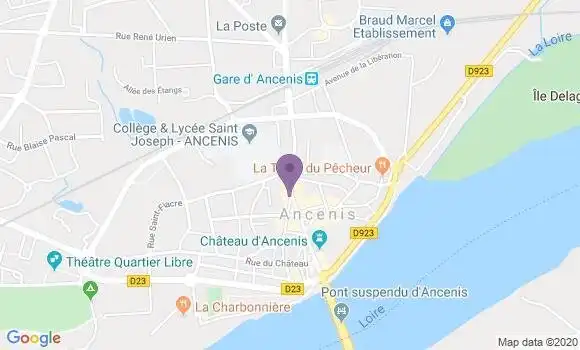 Localisation Ancenis - 44150