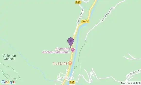 Localisation Fontan Bp - 06540