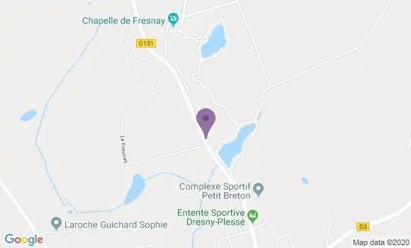 Localisation Avessac Bp - 44460