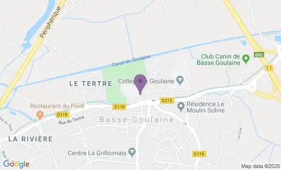 Localisation Basse Goulaine - 44115
