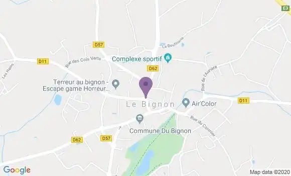 Localisation Le Bignon Bp - 44140
