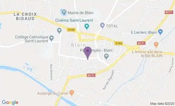 Localisation Blain - 44130