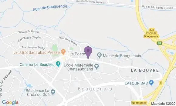 Localisation Bouguenais Principal - 44340