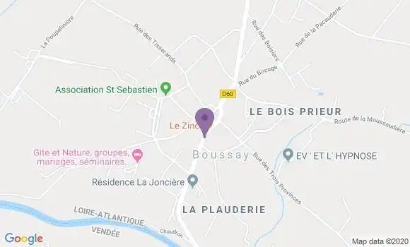 Localisation Boussay Ap - 44190