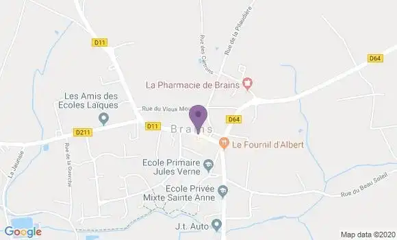 Localisation Brains Bp - 44830