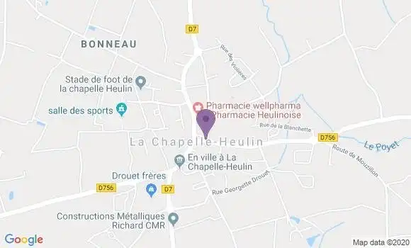 Localisation La Chapelle Heulin Bp - 44330