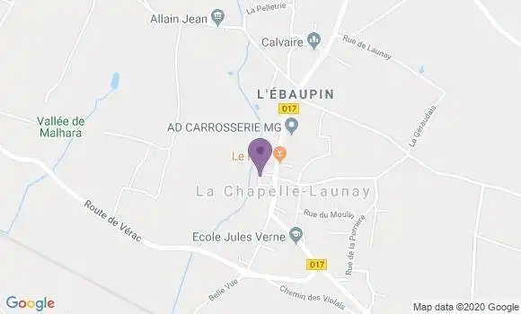 Localisation La Chapelle Launay Ap - 44260