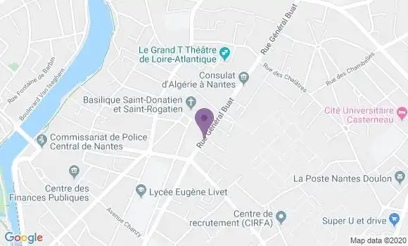 Localisation Nantes Saint Donatien Bp - 44000