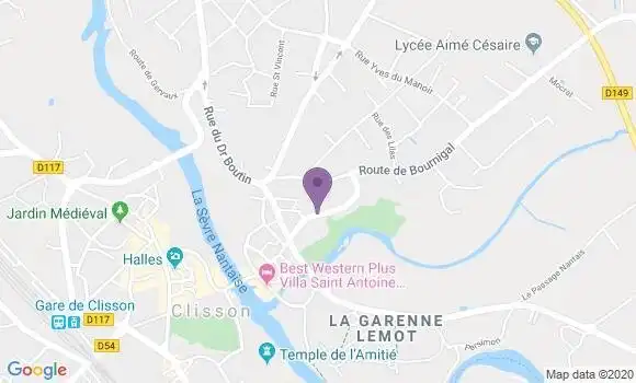 Localisation Clisson - 44190
