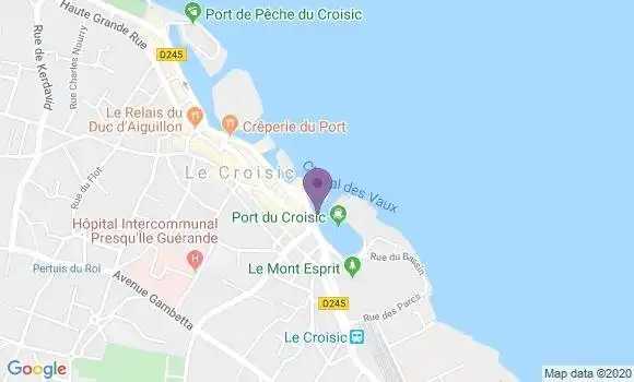 Localisation Le Croisic - 44490