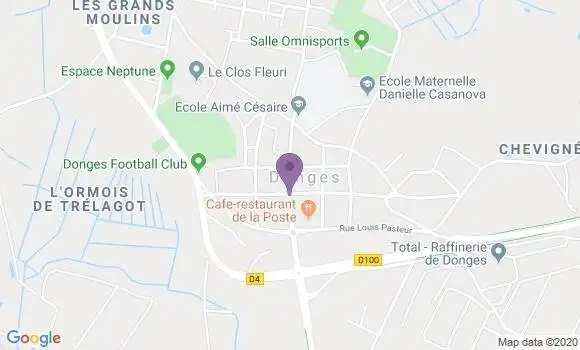 Localisation Donges Bp - 44480