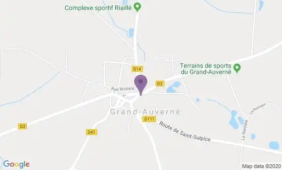 Localisation Grand Auverne Ap - 44520