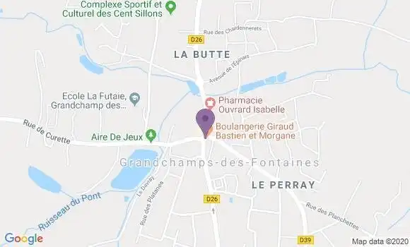 Localisation Grandchamps des Fontaines Ap - 44119