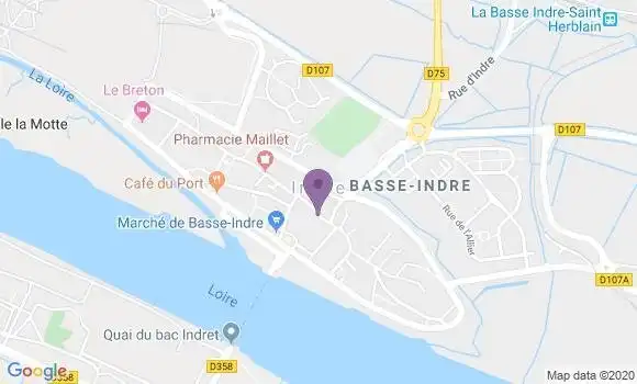 Localisation Indre Bp - 44610