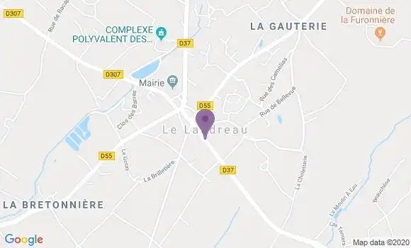 Localisation Le Landreau Ap - 44430