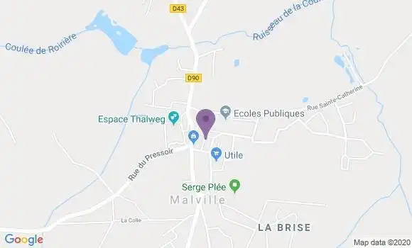 Localisation Malville Bp - 44260