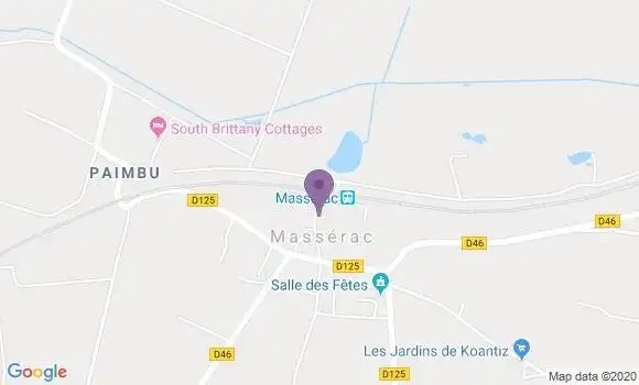 Localisation Masserac Ap - 44290