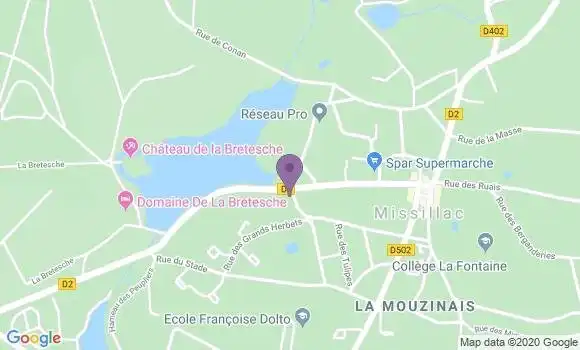 Localisation Missillac Bp - 44780