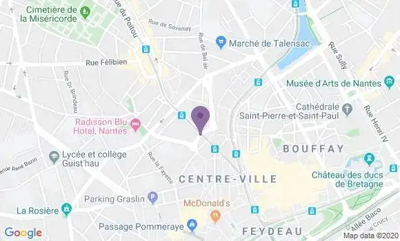 Localisation Nantes Bretagne - 44000