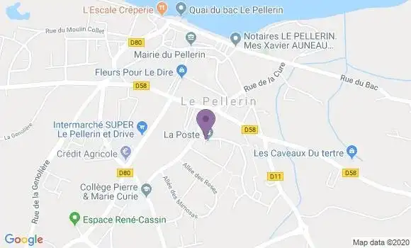 Localisation Le Pellerin - 44640