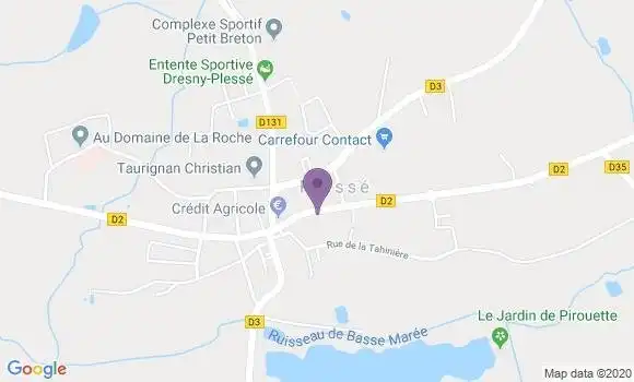 Localisation Plesse Bp - 44630