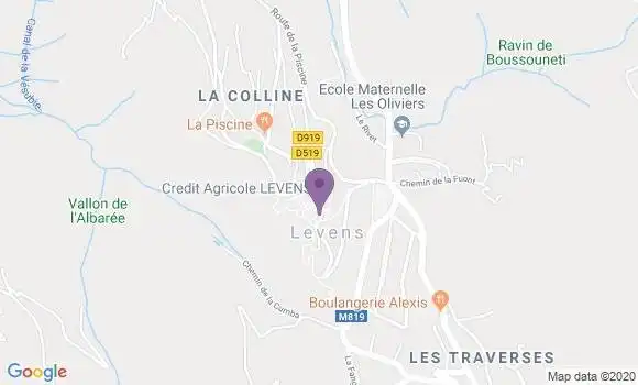 Localisation Levens Bp - 06670