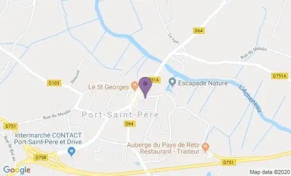 Localisation Port St Pere Bp - 44710