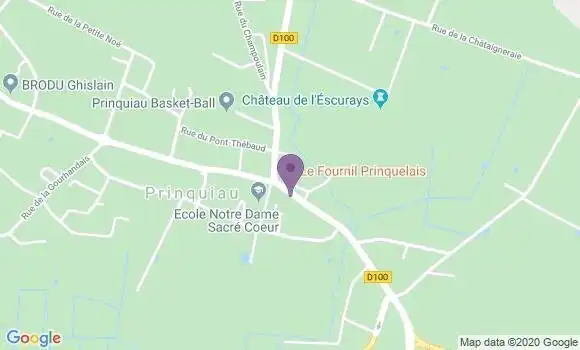 Localisation Prinquiau Ap - 44260
